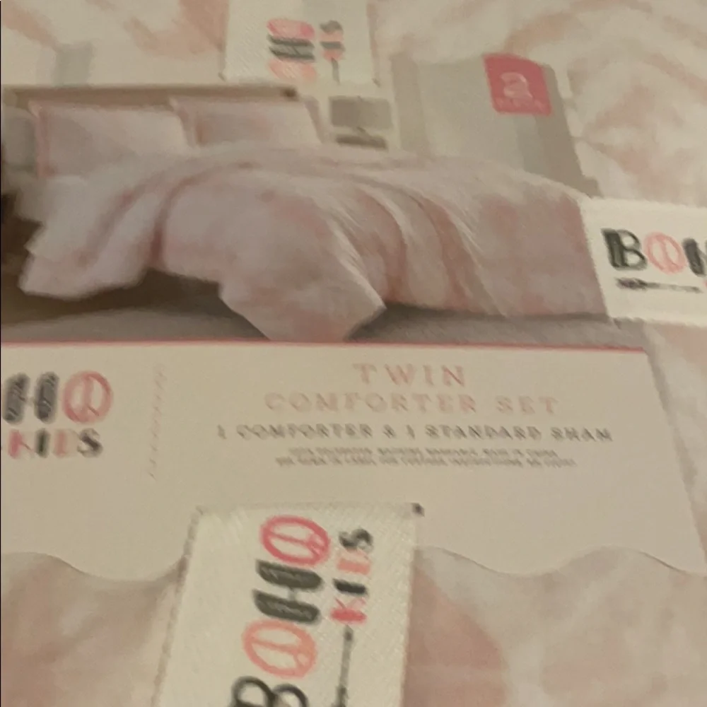 Boho kids twin comforter set super soft tie dye Comes with one comforter